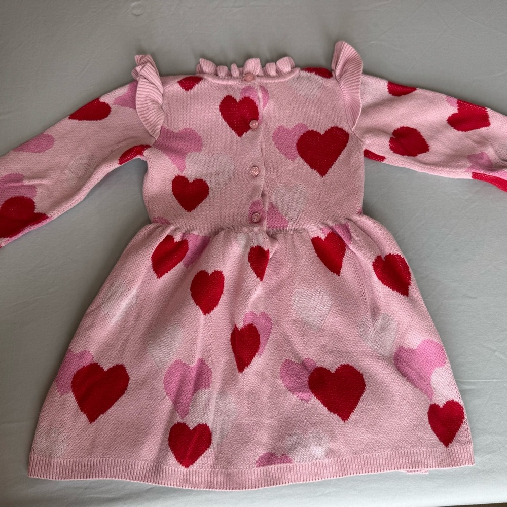Bundle of 2 Janie and Jack baby girl sweater dresses. Size- 2T - Picture 8 of 8